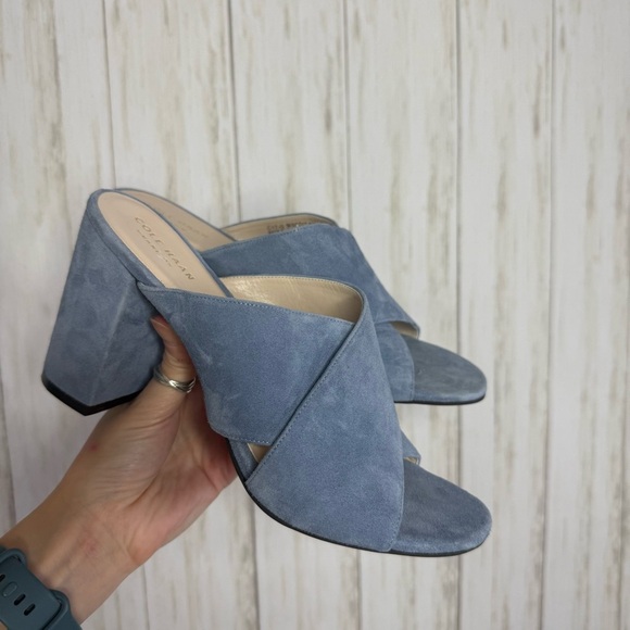 Cole Haan Women's Baby Blue Gabby Mules 8.5 - Picture 4 of 9